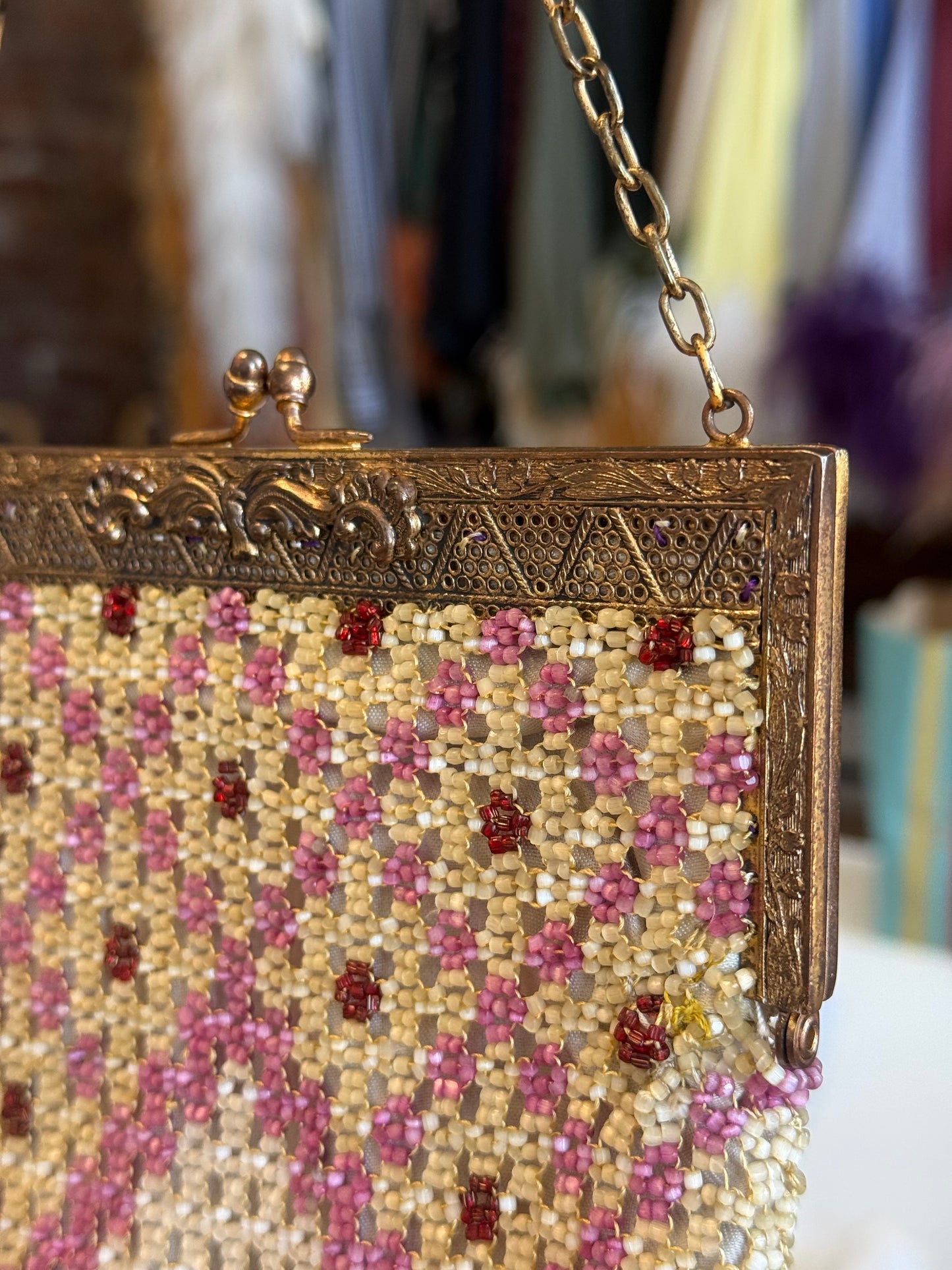 Antique "C" Beaded Bag