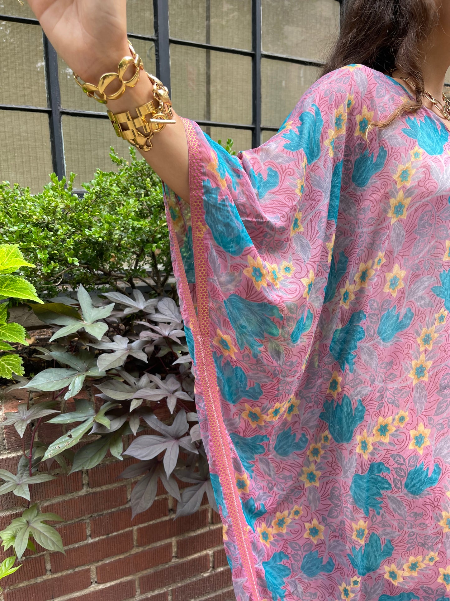 Indian Silk Kaftan