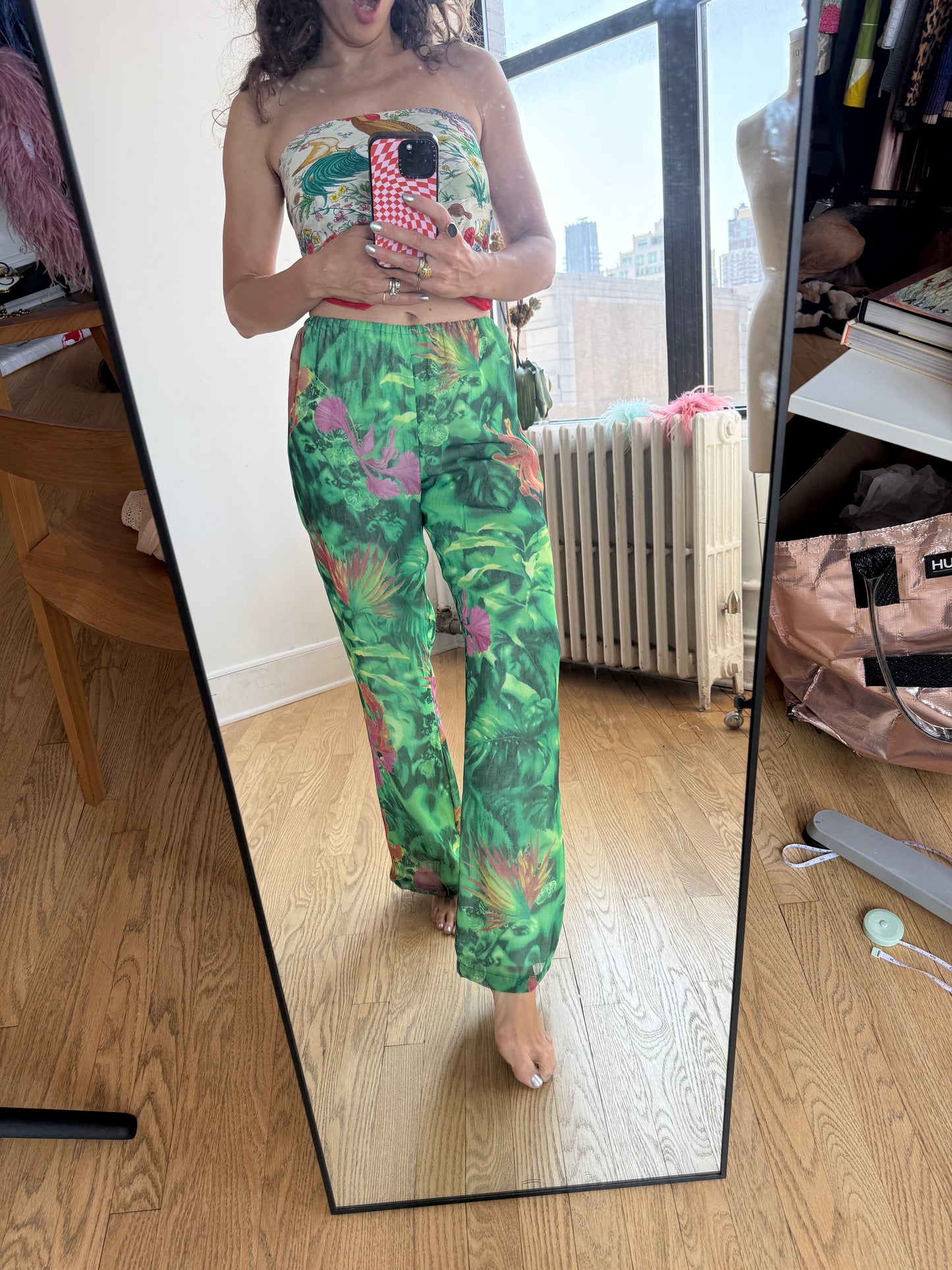 Escada Summer Tropical Print Pant