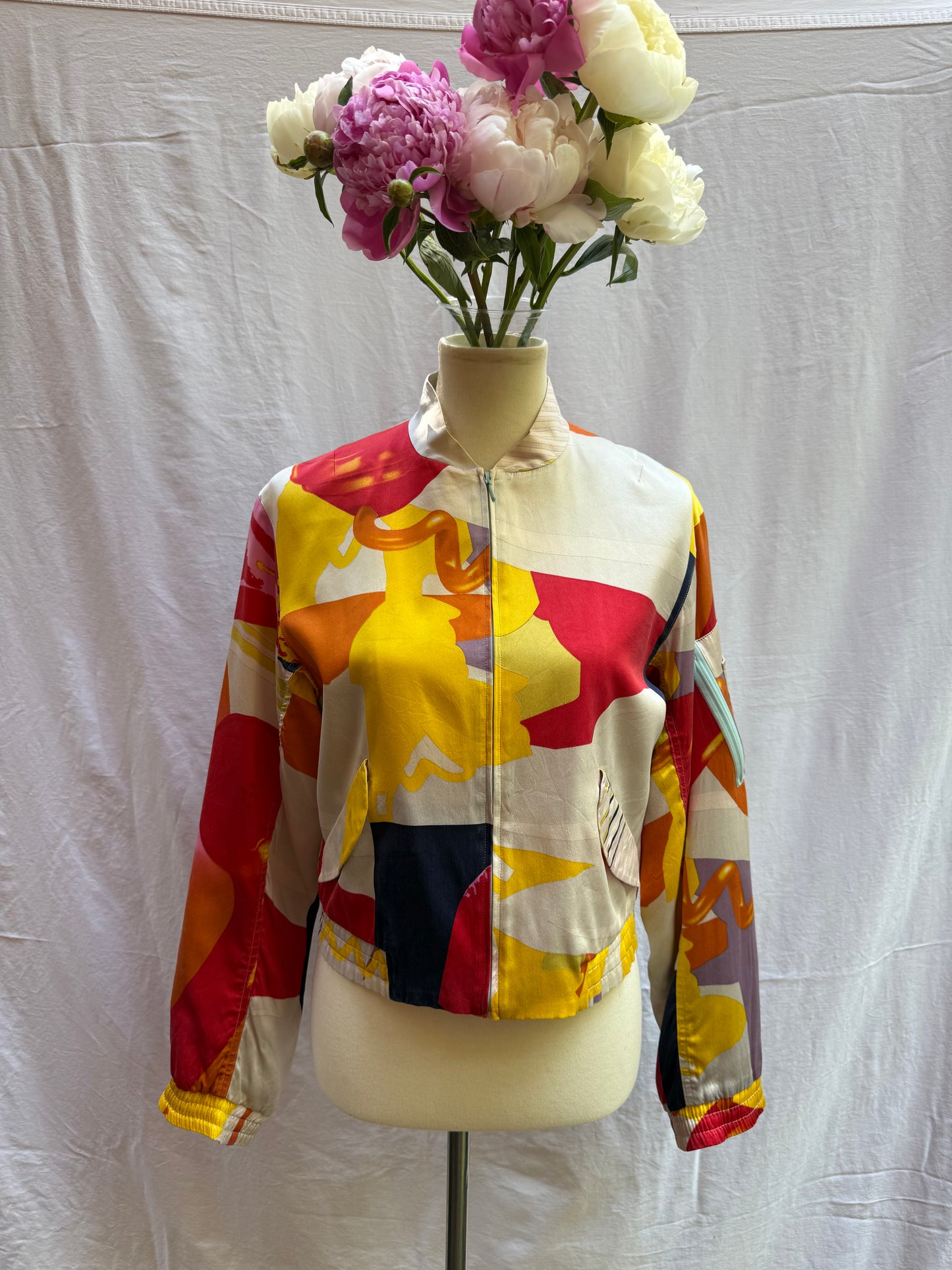 90s Christian Lacroix Bazar Multicolor Bomber