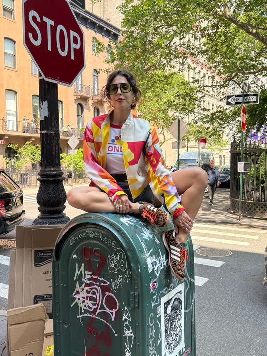 90s Christian Lacroix Bazar Multicolor Bomber