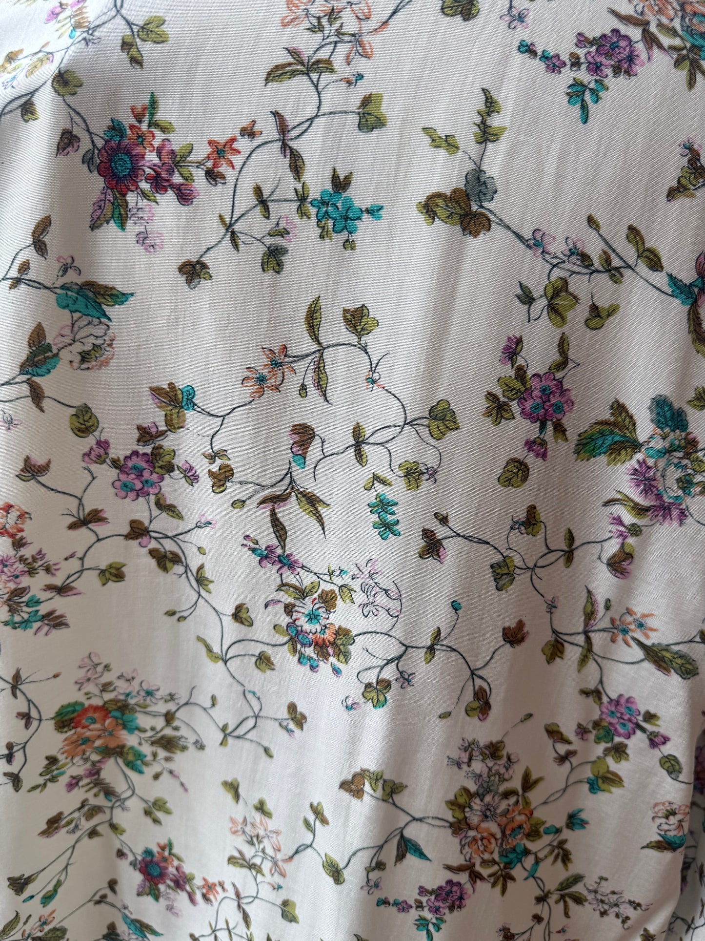 French Vintage Floral Blouse