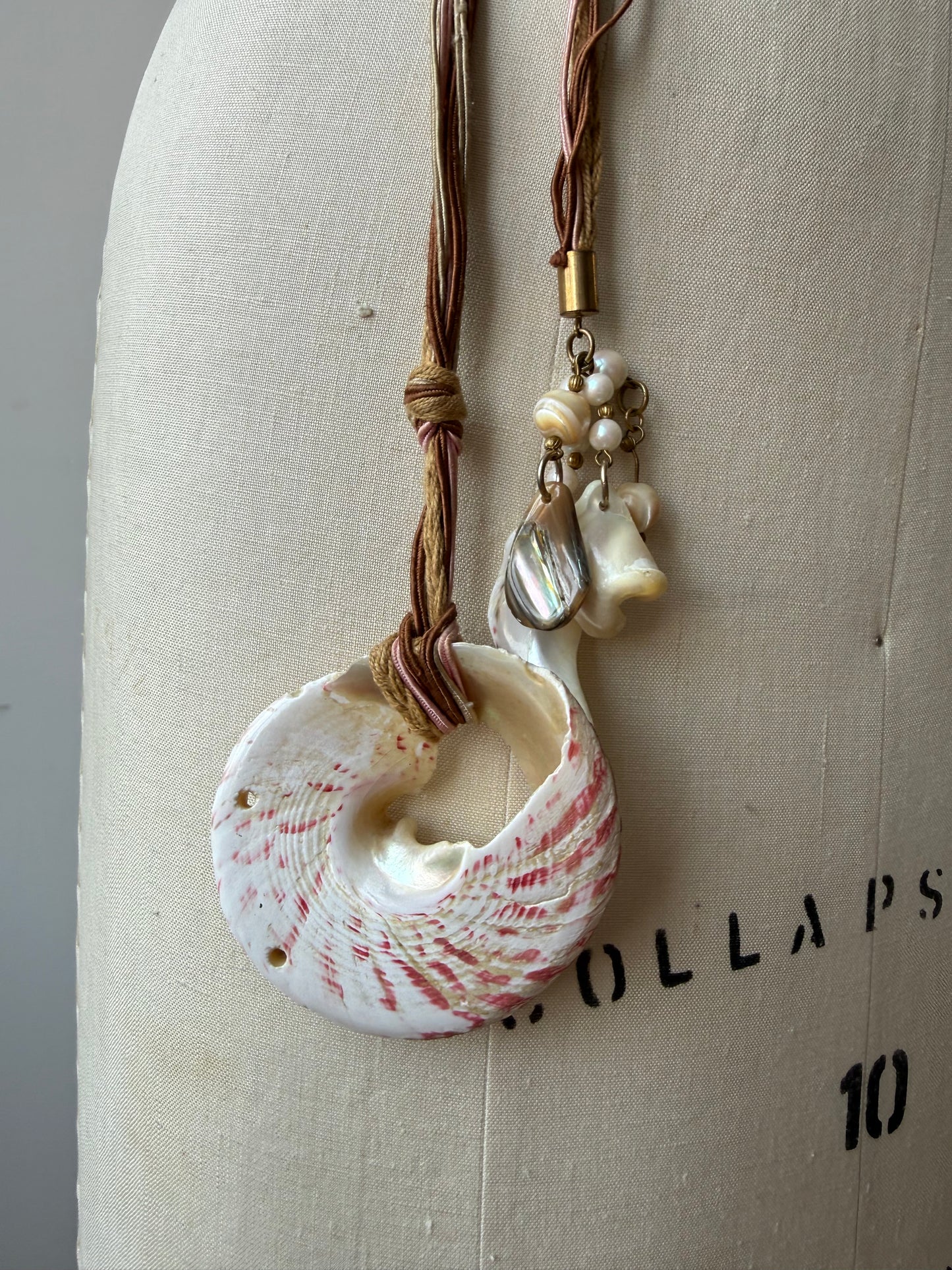 Vintage Rope Belt with shells