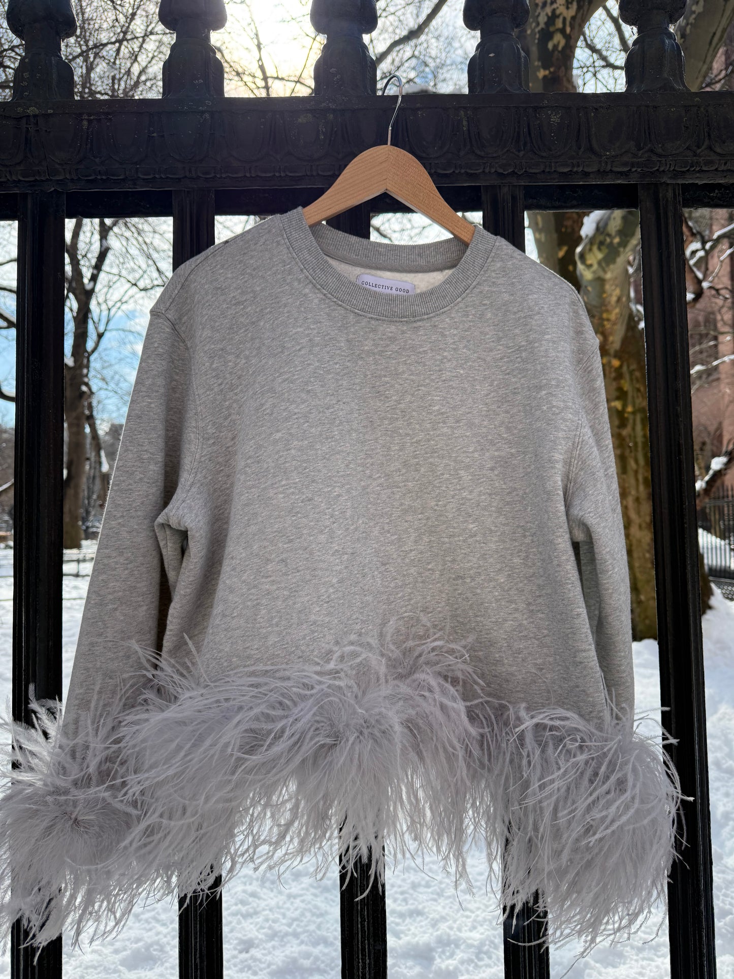 The Coco Sweatshirt - grey and grey