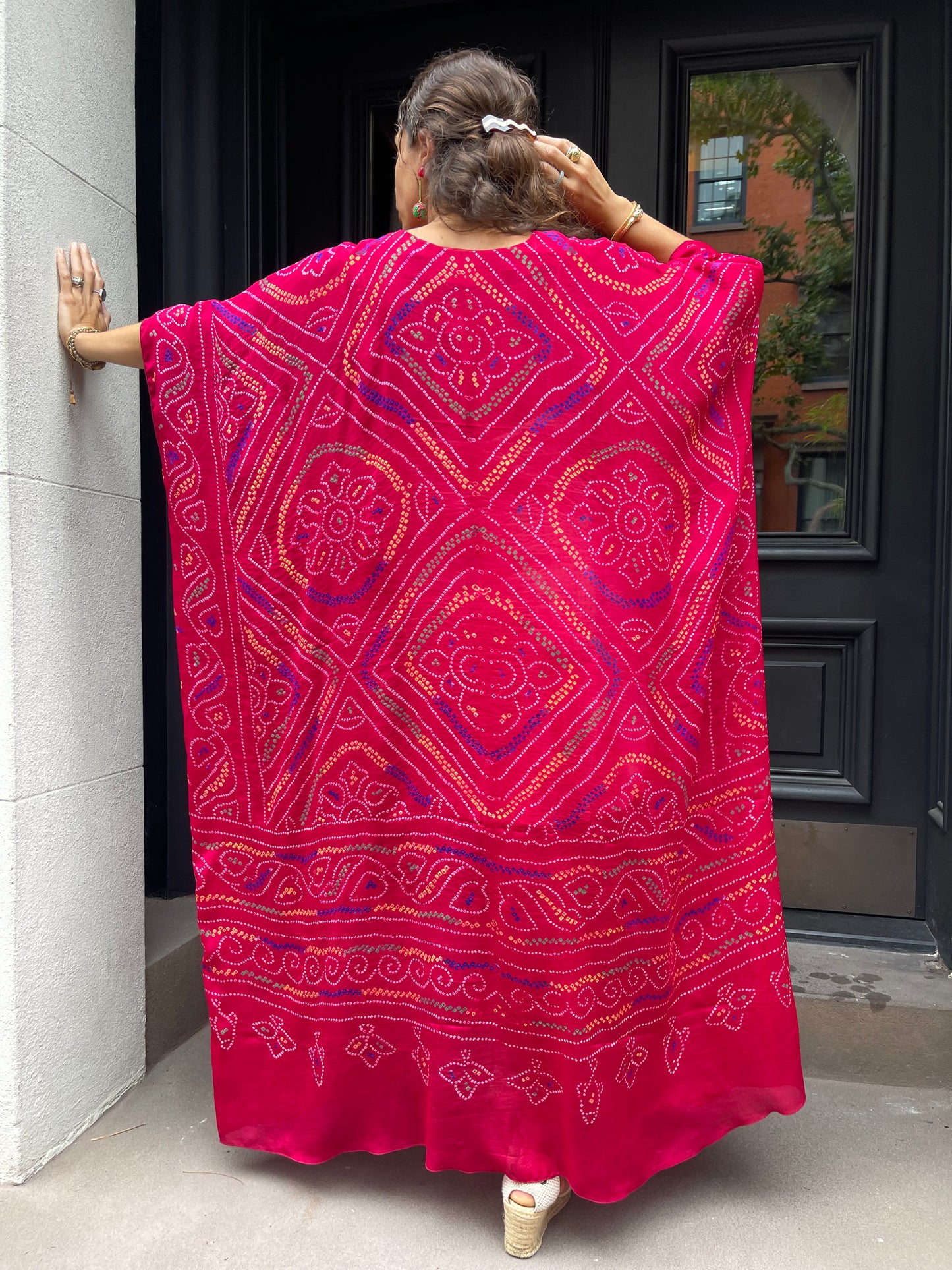 Indian Silk Georgette Kaftan