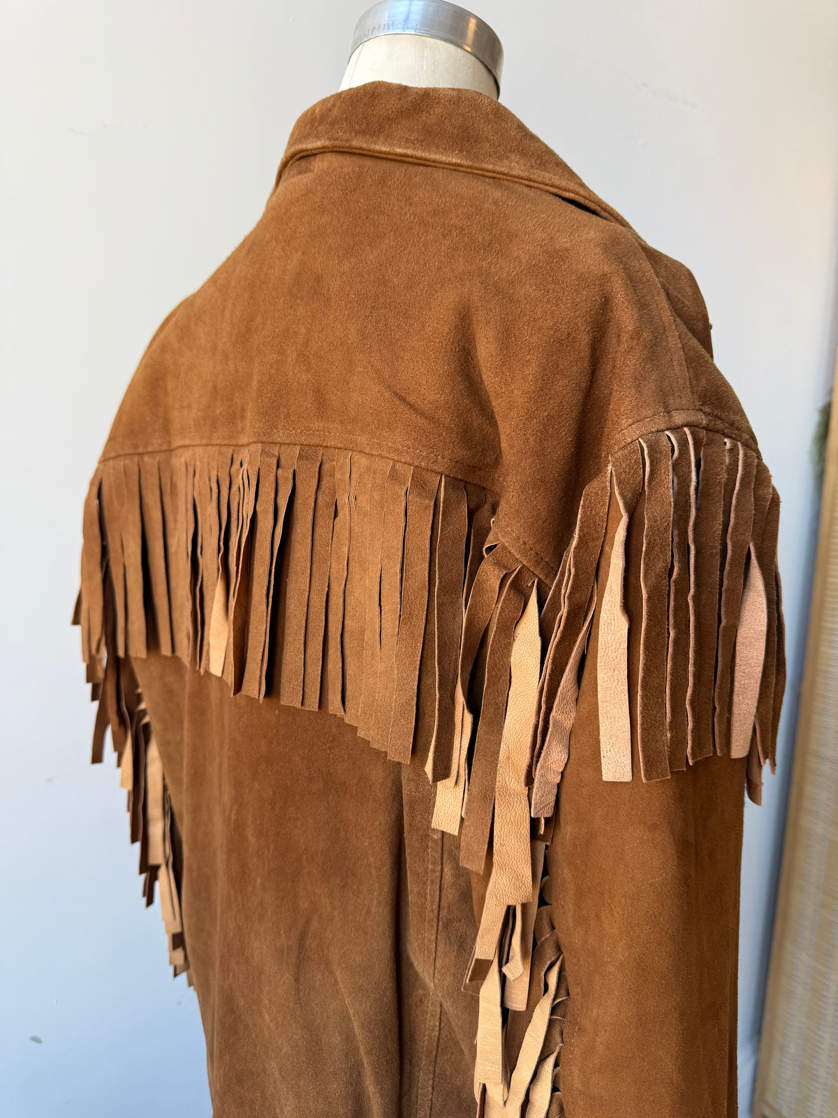 Vintage Suede Fringe Jacket