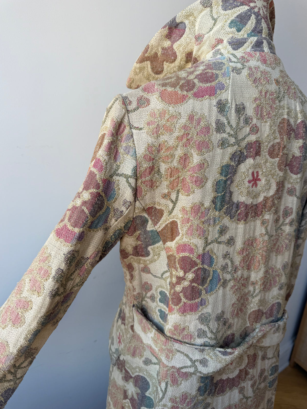1960s Union Made Tapestry Style Brocade Coat