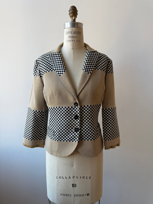 Etro Knit Racing Blazer