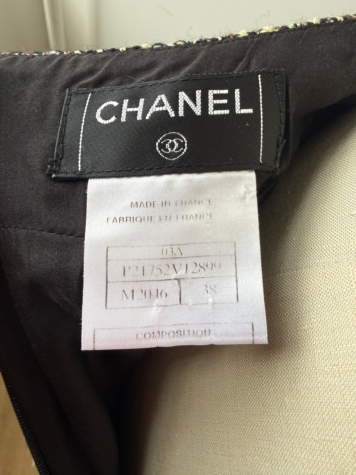 2003 Chanel Tweed Skirt Suit