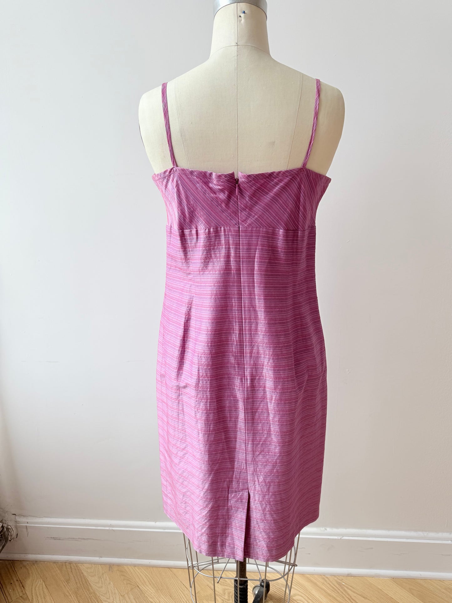 Vintage Raw Silk Purple dress