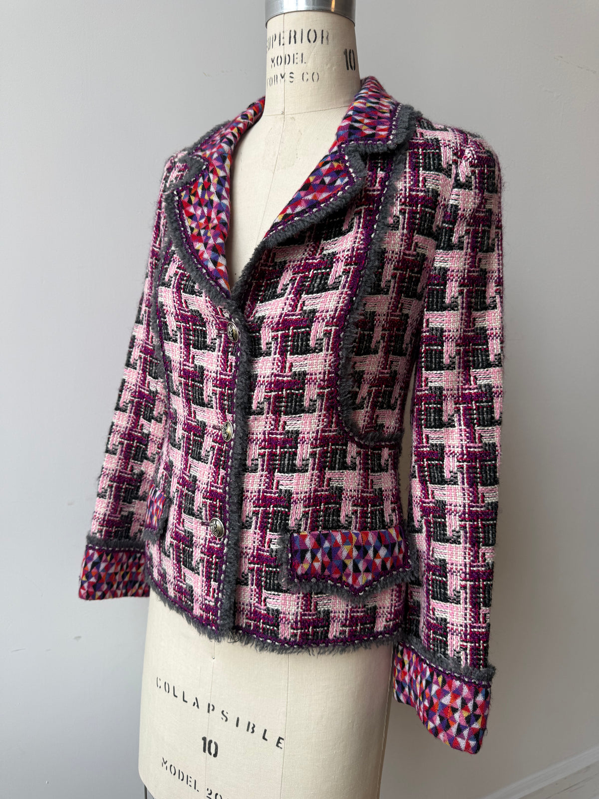 Fall/Winter 2004 Chanel Archival Runway Fantasy Tweed Blazer