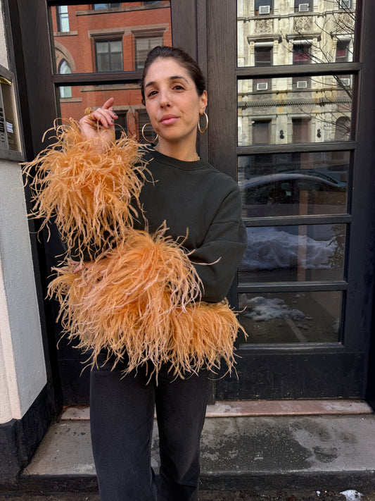 The Coco Feather Sweatshirt - Hunter & Golden Hour