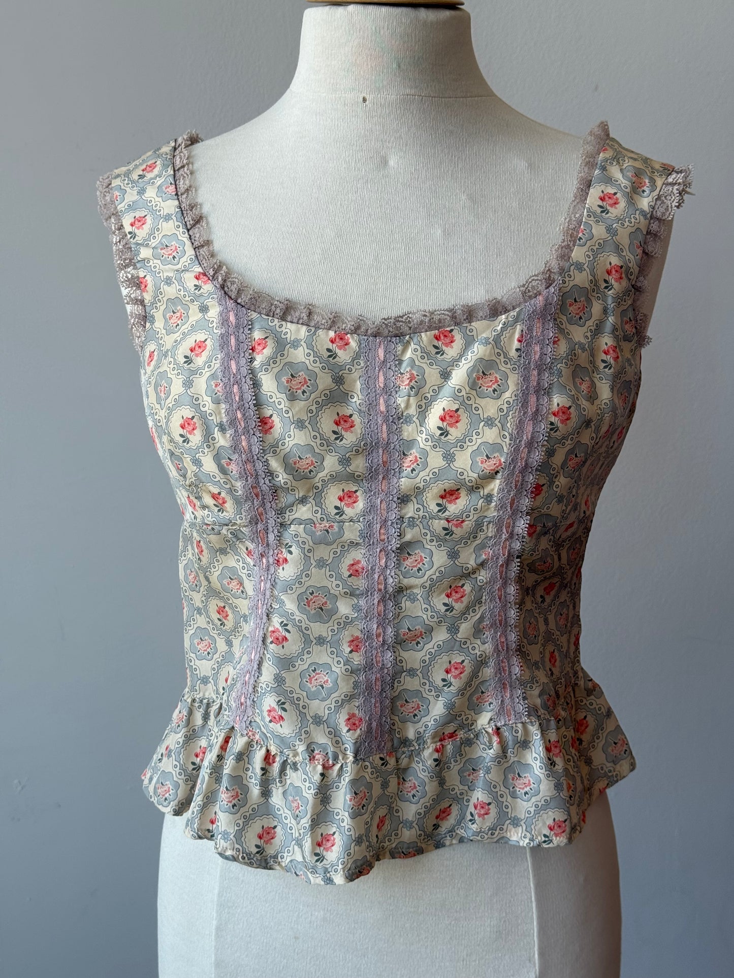 90s/ Y2K Nanette Lepore Silk Tank