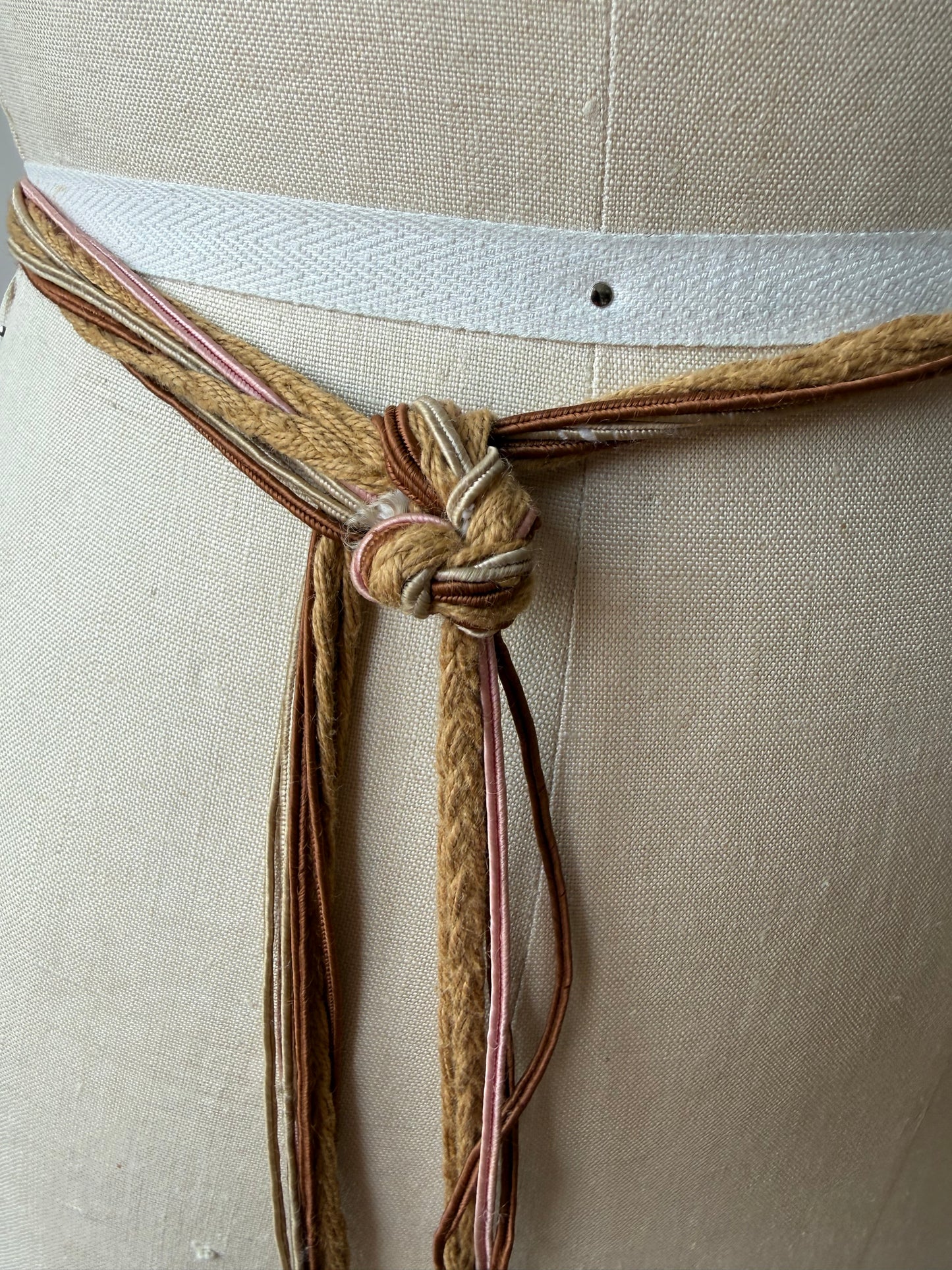 Vintage Rope Belt with shells