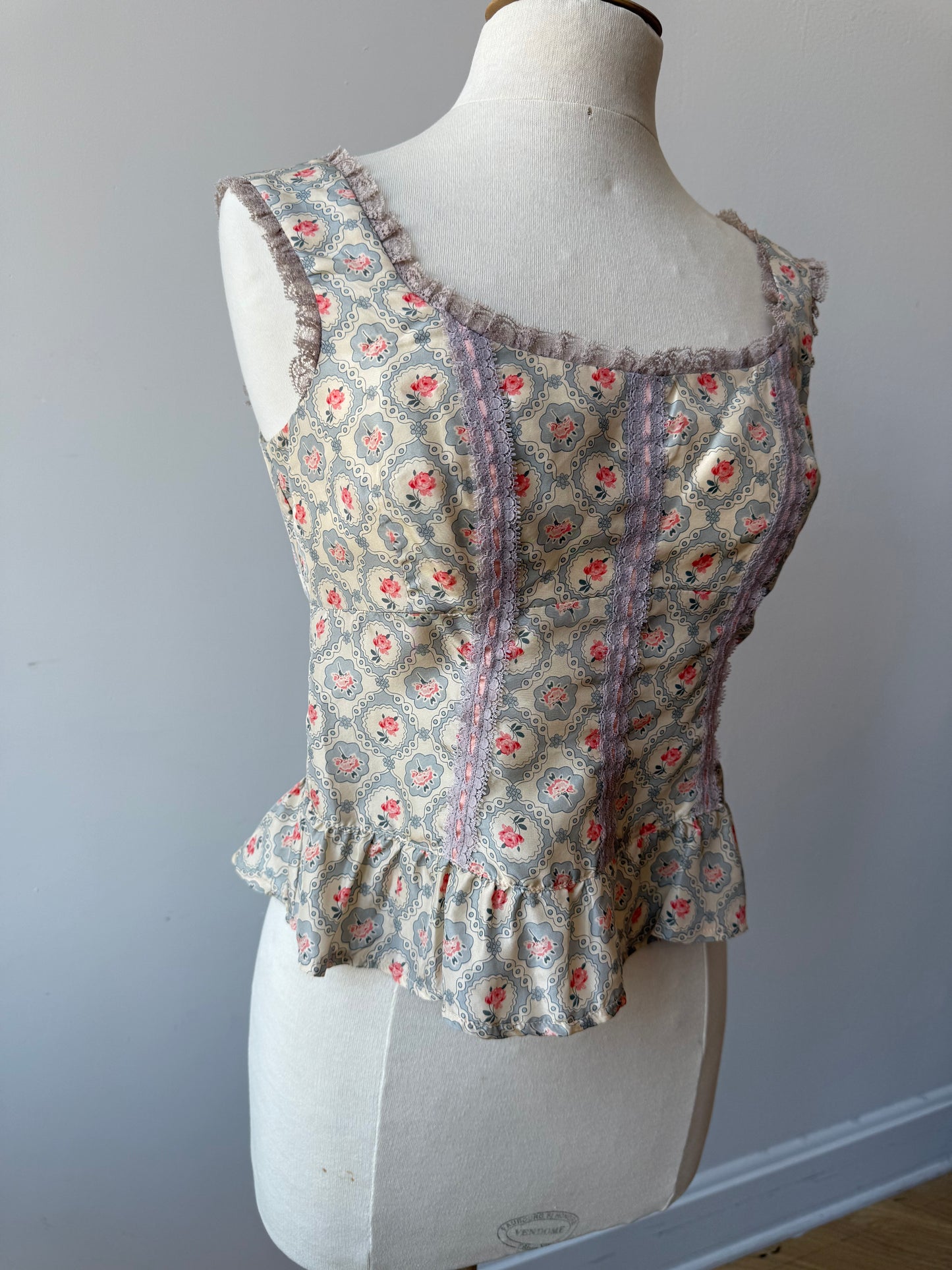 90s/ Y2K Nanette Lepore Silk Tank