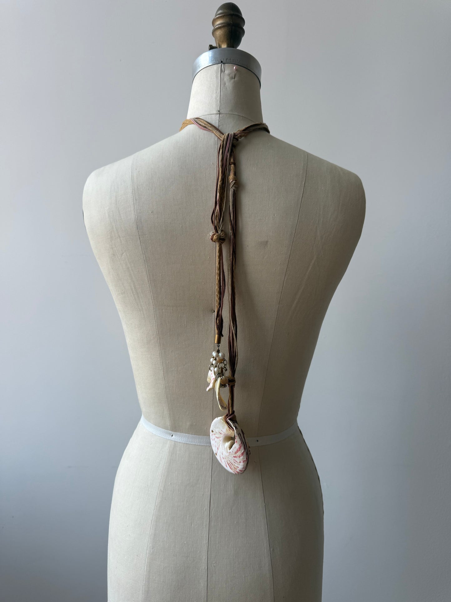 Vintage Rope Belt with shells