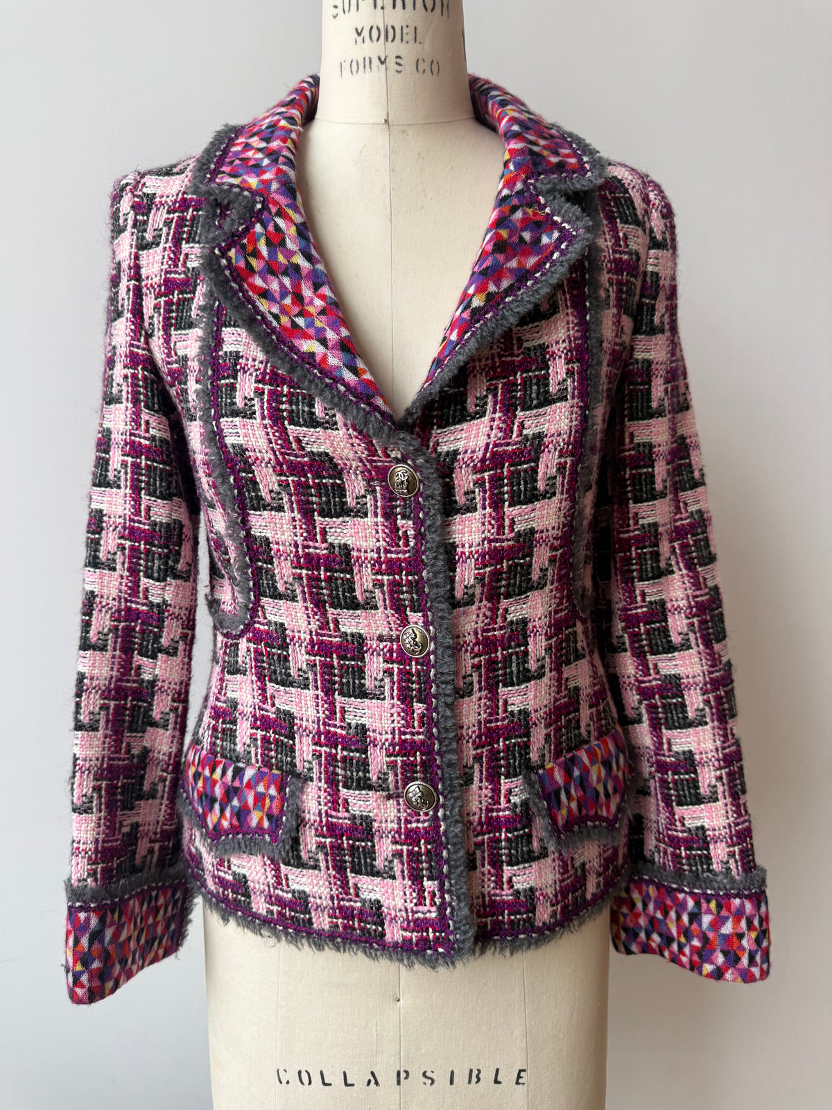 Fall/Winter 2004 Chanel Archival Runway Fantasy Tweed Blazer