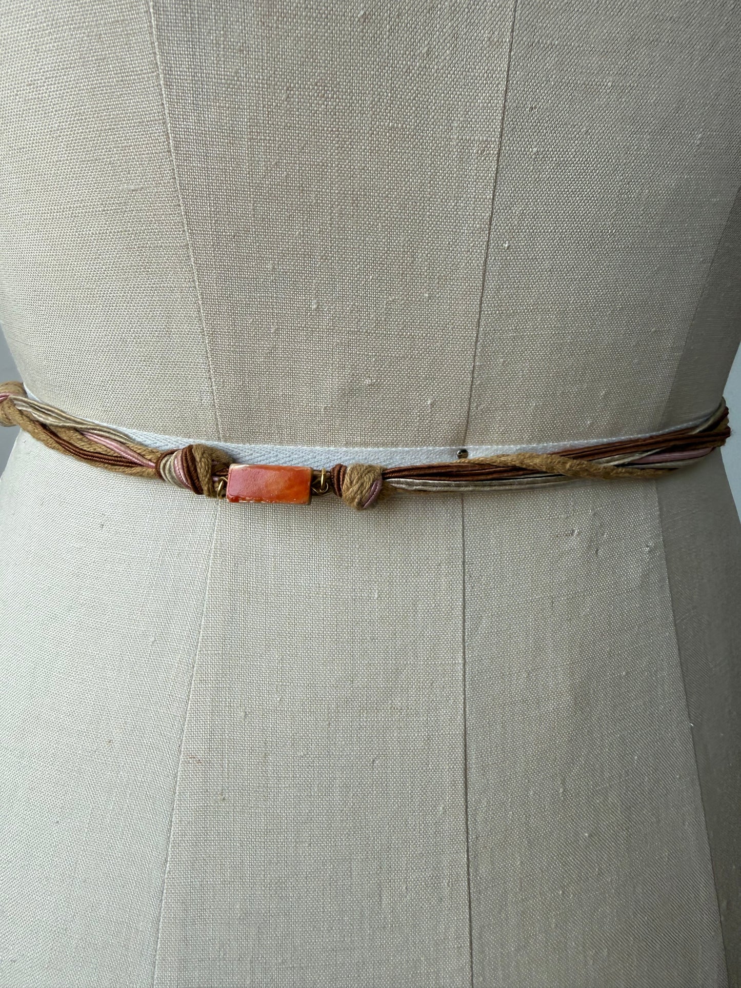 Vintage Rope Belt with shells