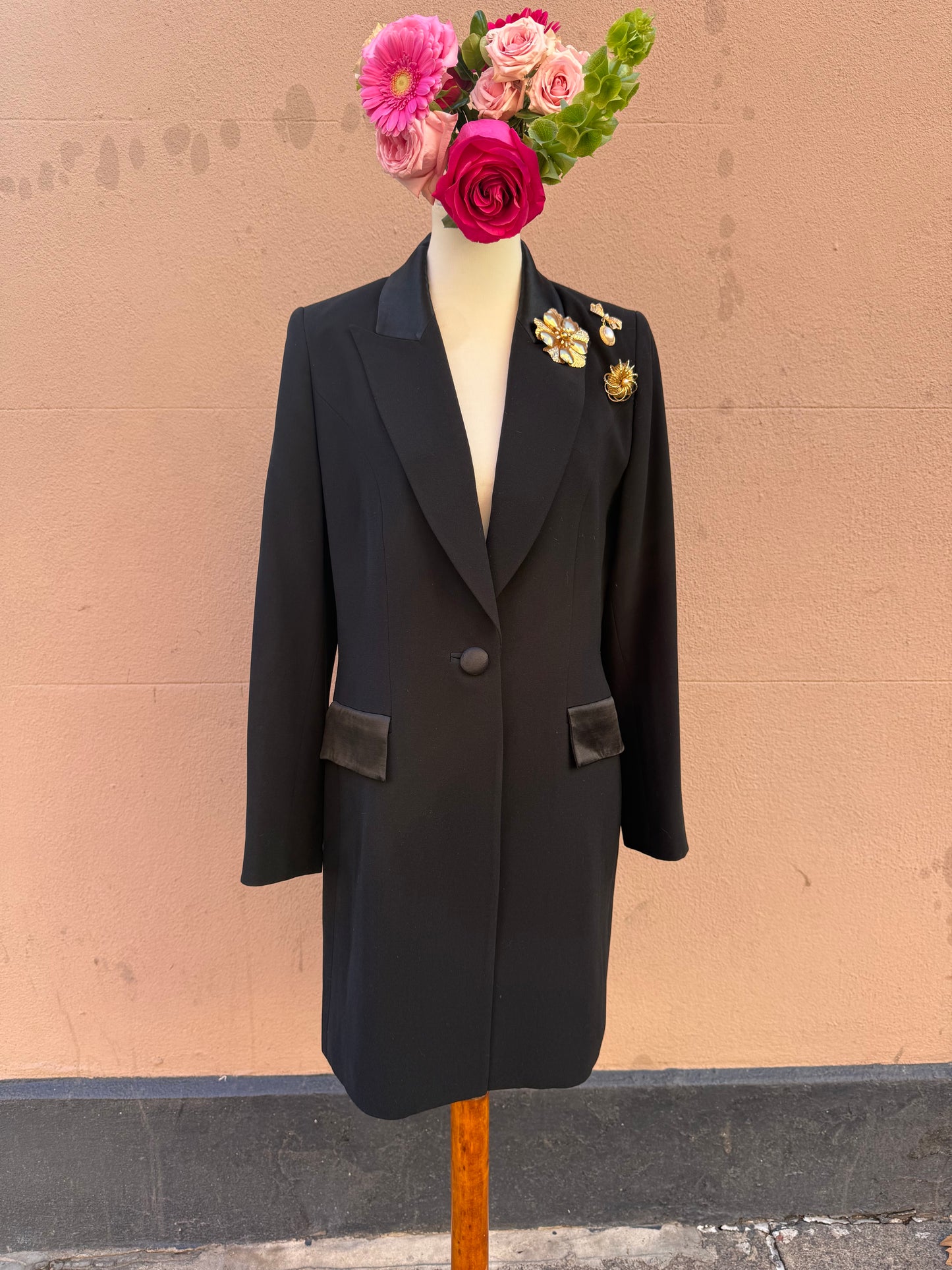 90s French Tuxedo Jacket
