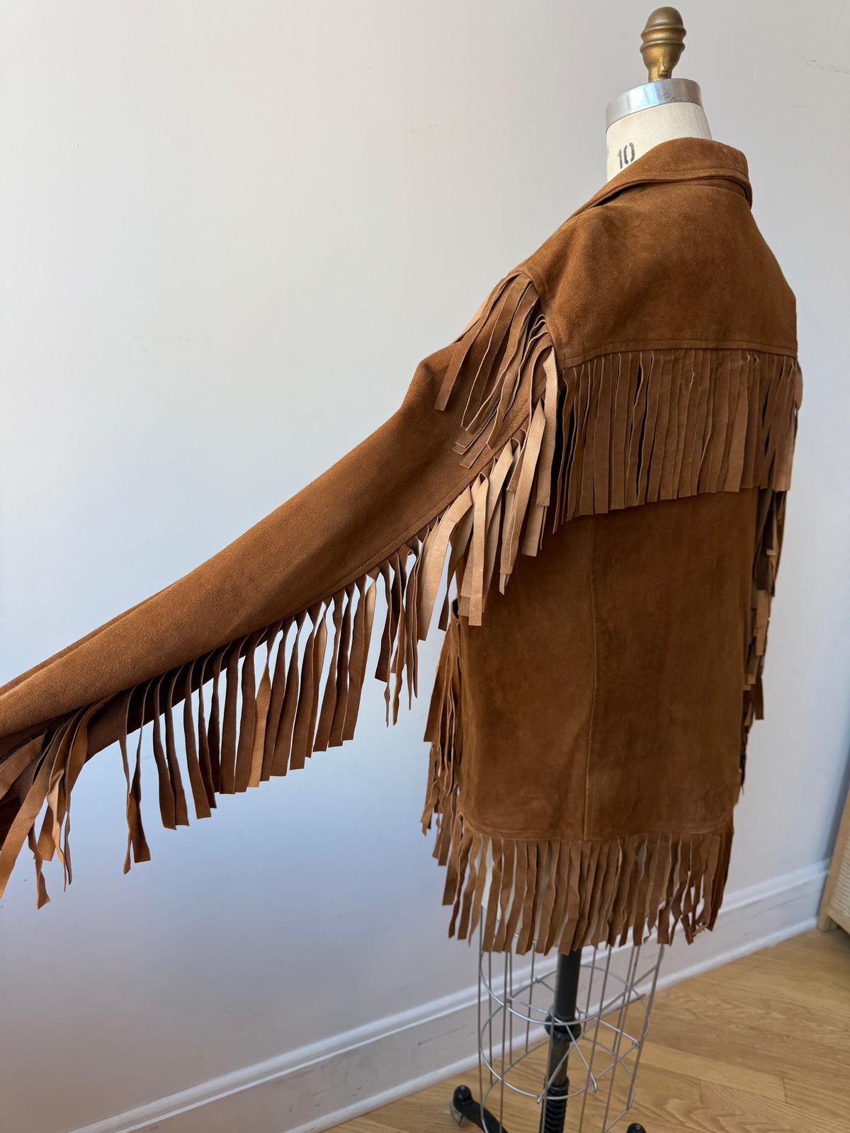 Vintage Suede Fringe Jacket