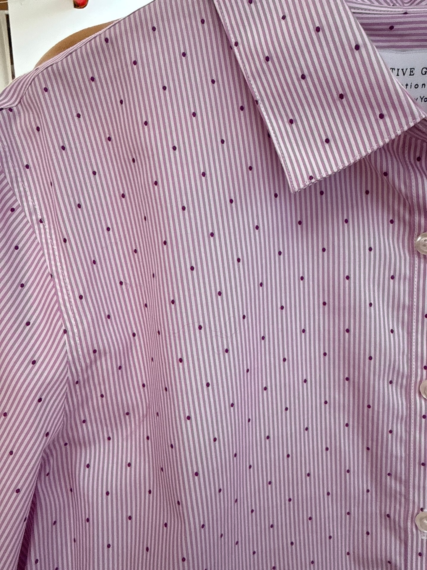 The Colette - pink polka dot & blush