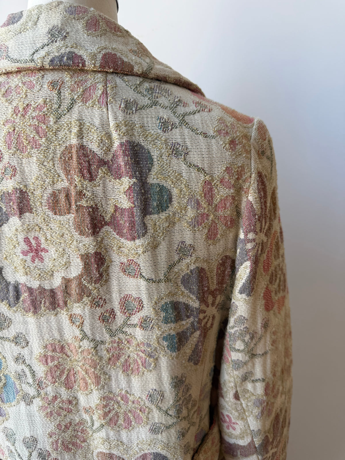 1960s Union Made Tapestry Style Brocade Coat