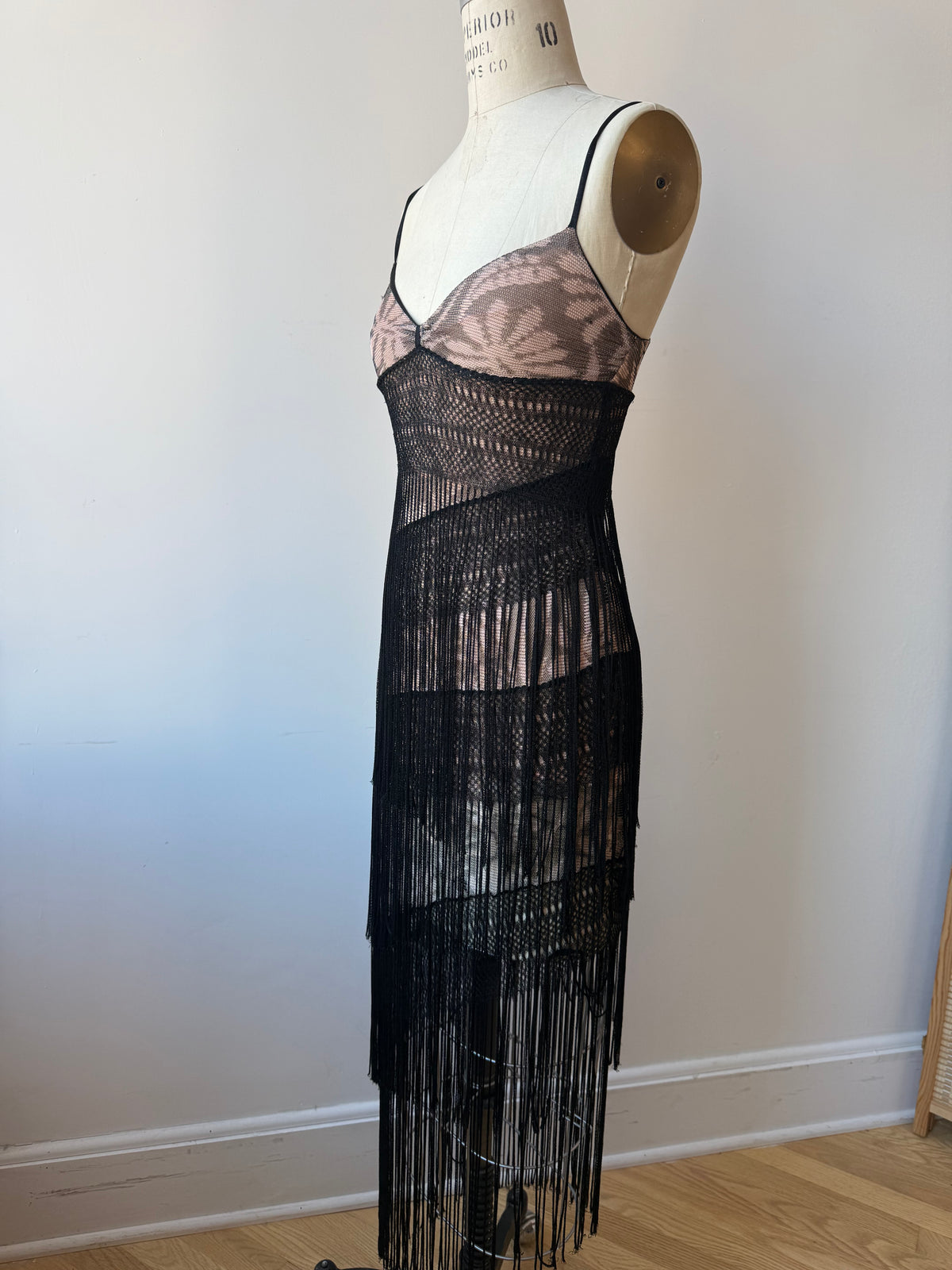 00s Missoni Fringe Asymmetrical Dress