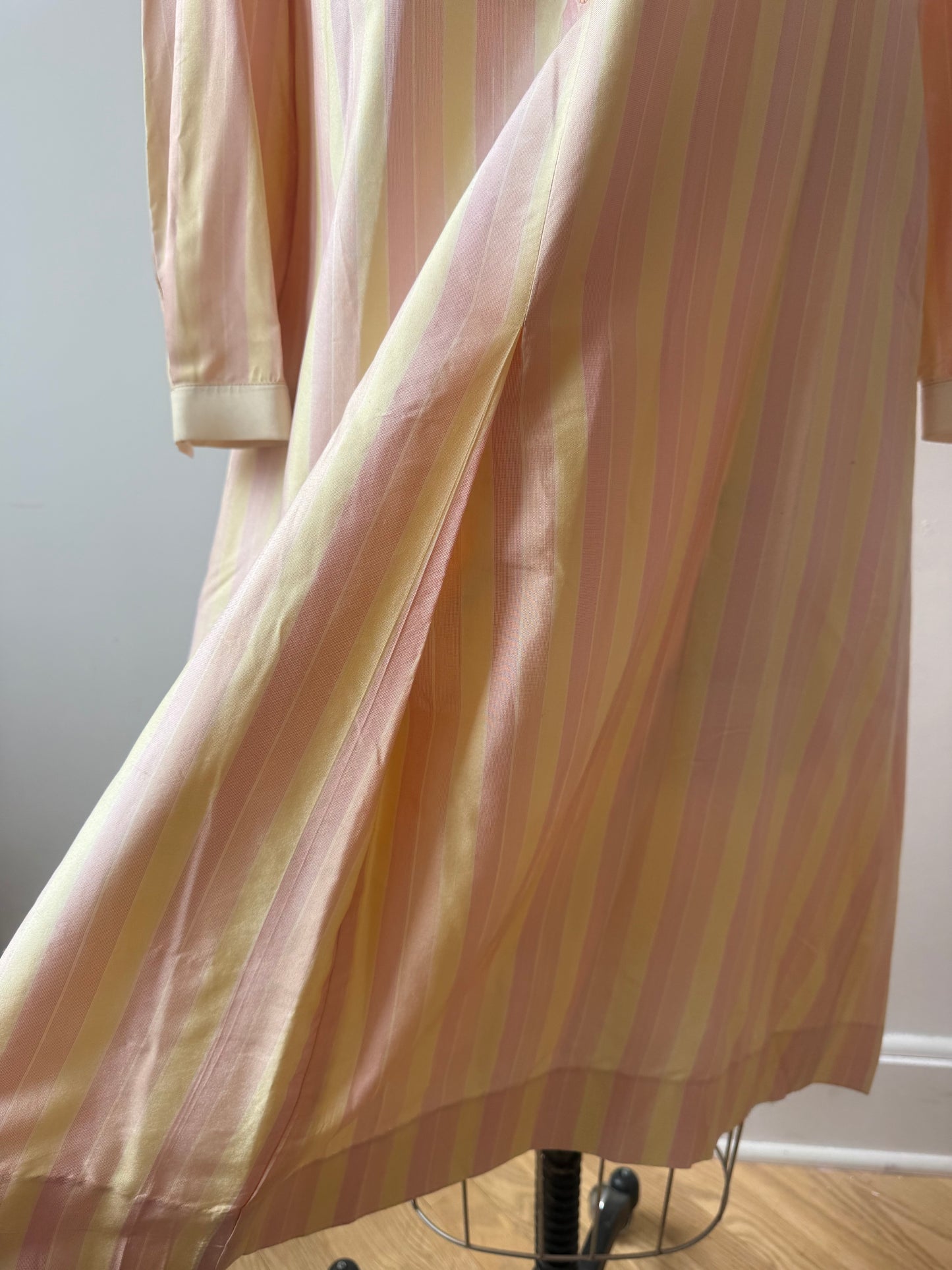 60s Lord & Taylor silk striped dress