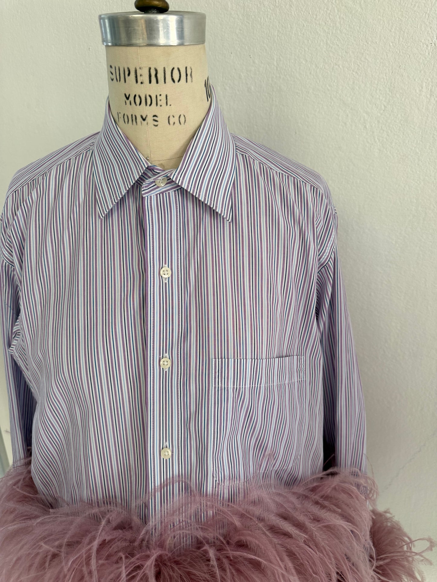 The Colette Multi Stripe & Dusty Rose