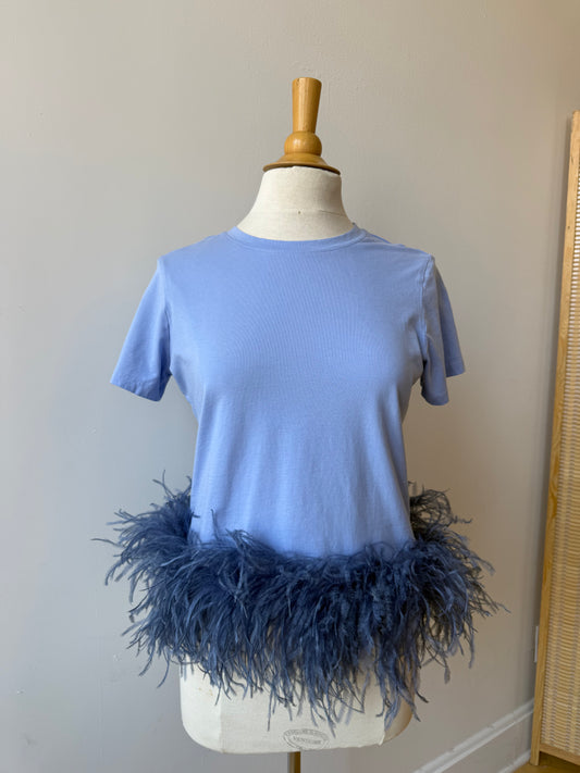 The Lita Tshirt - Periwinkle & Denim