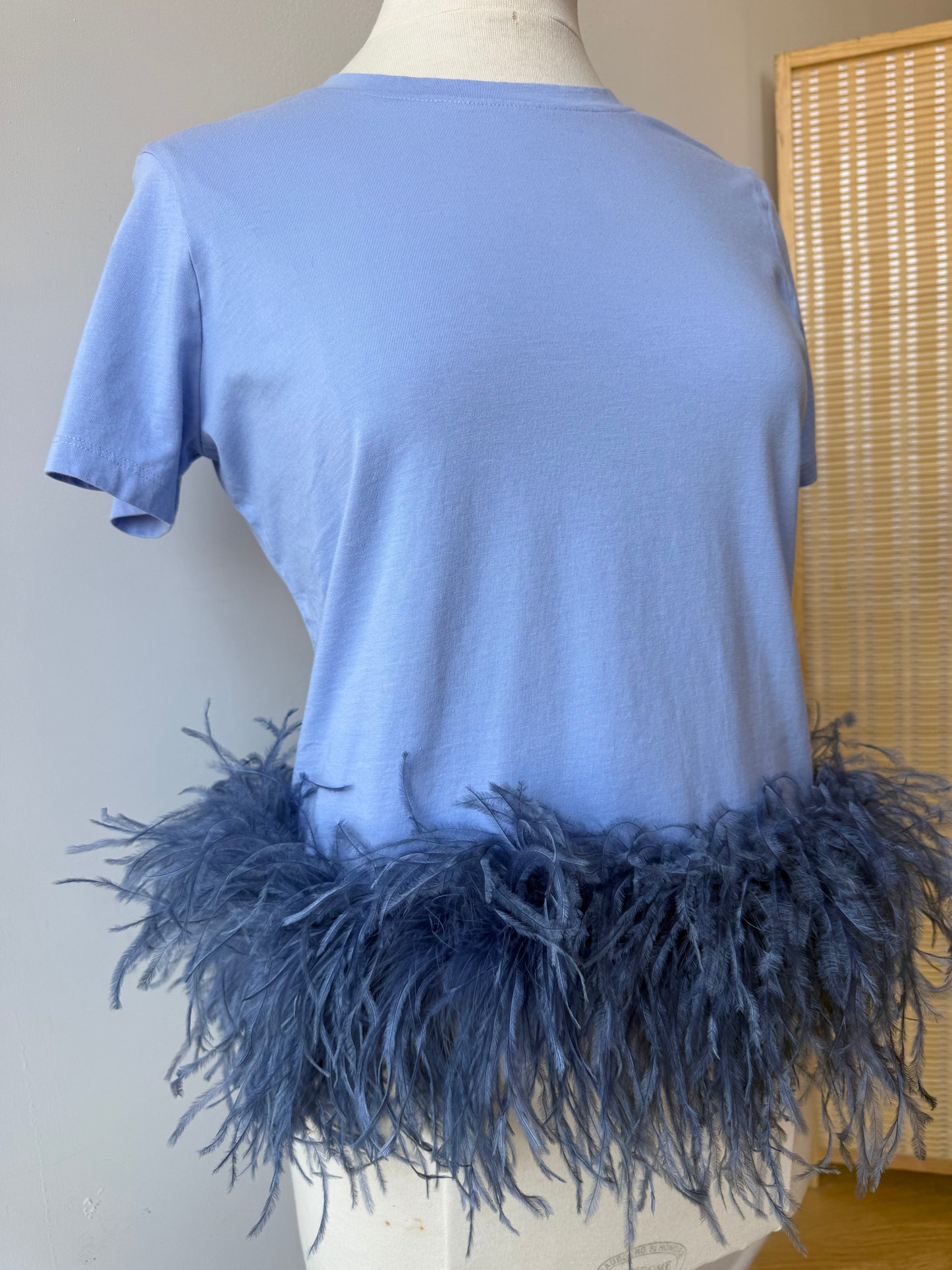 The Lita Tshirt - Periwinkle & Denim