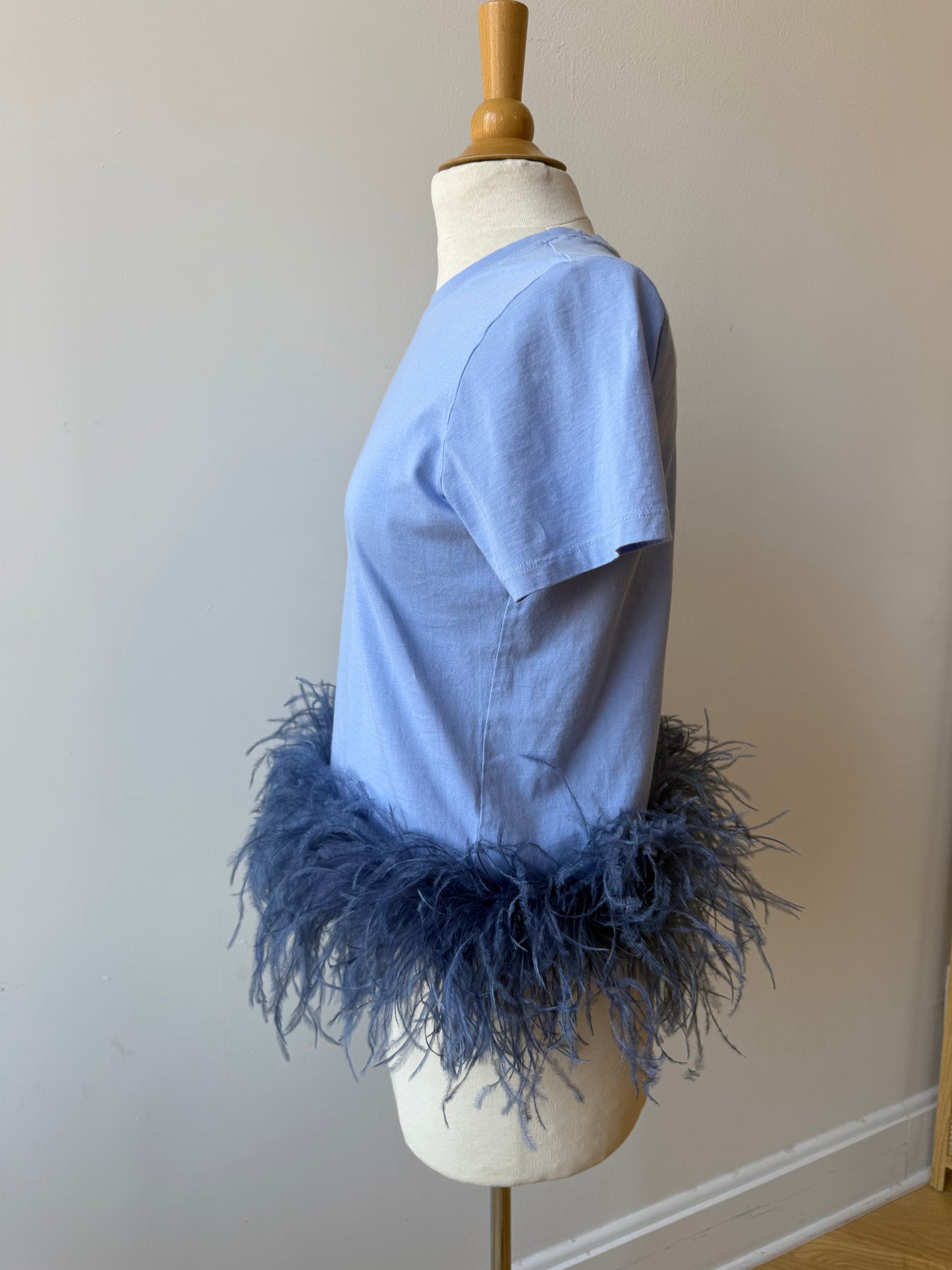 The Lita Tshirt - Periwinkle & Denim