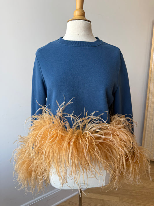 The Coco Sweatshirt Navy & Tumeric