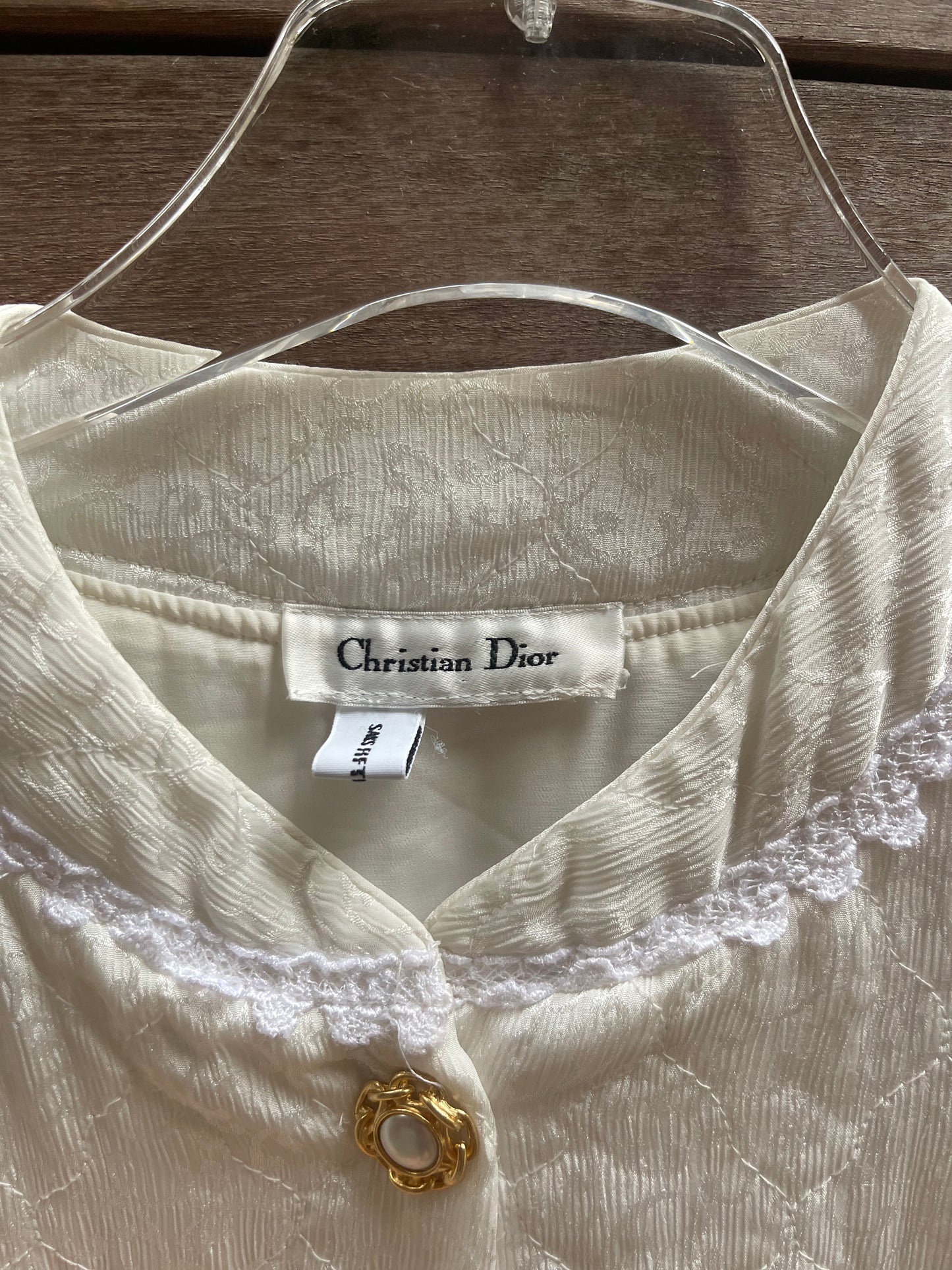 Reworked Vintage Christian Dior House Coat